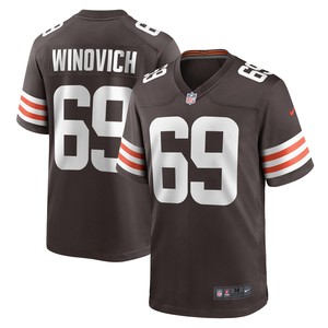 Chase Winovich Cleveland Browns Game Jersey - Brown Nfl