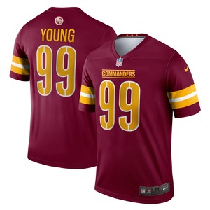 Chase Young Washington Commanders Legend Jersey - Burgundy Nfl