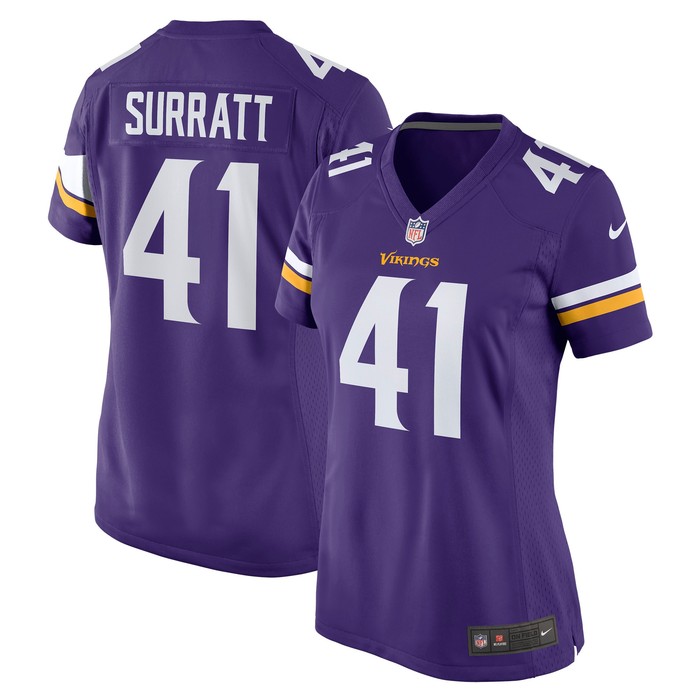 Chazz Surratt Minnesota Vikings Womens Game Jersey - Purple Nfl - Cocomos