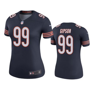 Chicago Bears Trevis Gipson Navy Color Rush Legend Jersey - Womens