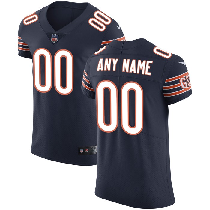 Chicago Bears Vapor Untouchable Custom Elite Jersey - Navy Custom Jerseys Nfl - Cocomos