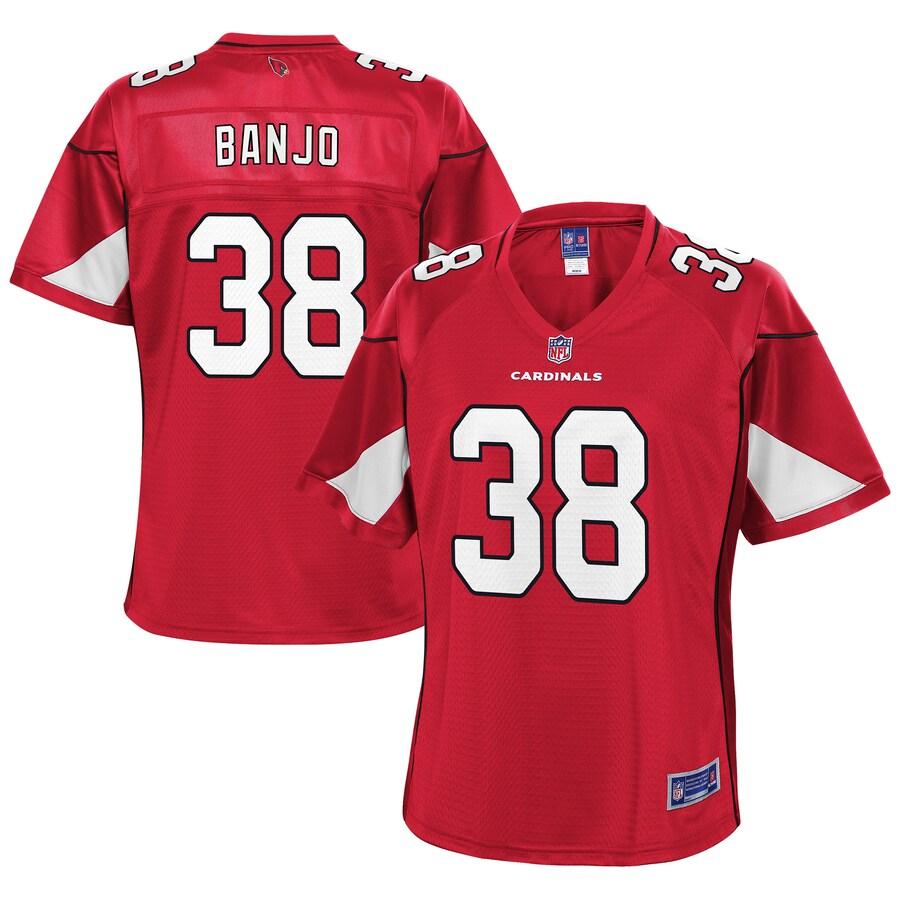 Chris Banjo Arizona Cardinals Nfl Pro Line Womens Team Player Jersey - Cardinal - Cocomos