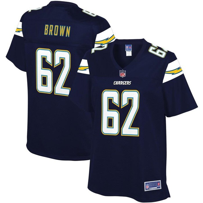 Chris Brown Los Angeles Chargers Nfl Pro Line Womens Team Player Jersey - Navy