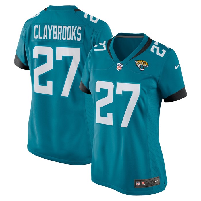 Chris Claybrooks Jacksonville Jaguars Womens Game Jersey - Teal Nfl