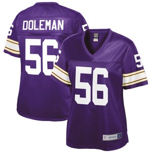 Chris Doleman Minnesota Vikings Nfl Pro Line Womens Retired Player Jersey - Purple Nfl