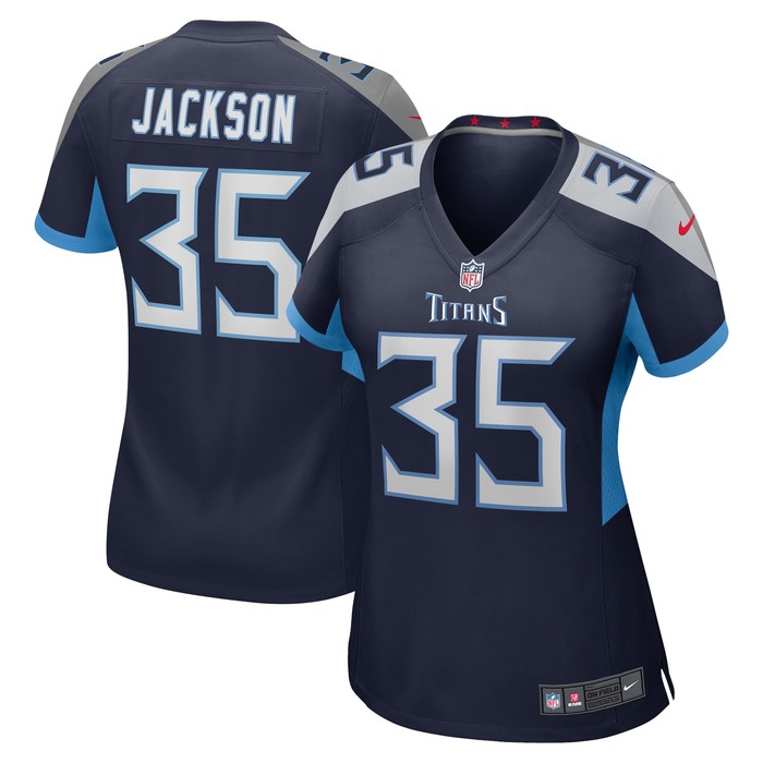 Chris Jackson Tennessee Titans Womens Game Jersey - Navy Nfl