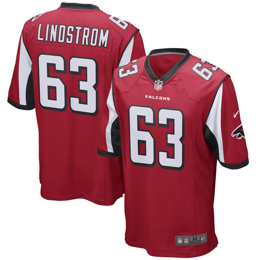 Chris Lindstrom Atlanta Falcons Nike Game Jersey - Red - Cocomos