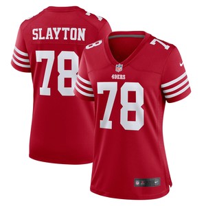 Chris Slayton San Francisco 49ers Womens Game Jersey - Scarlet Nfl