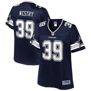 Chris Westry Dallas Cowboys Nfl Pro Line Womens Team Player Jersey - Navy