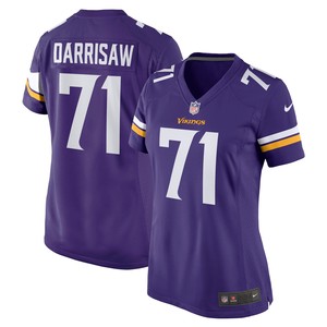 Christian Darrisaw Minnesota Vikings Womens Game Jersey - Purple Nfl