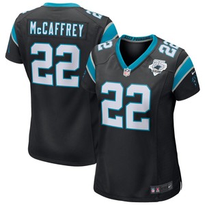 Christian Mccaffrey Carolina Panthers Nike Womens 25th Season Game Jersey - Black