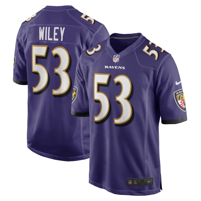 Chuck Wiley Baltimore Ravens Player Game Jersey - Purple Nfl