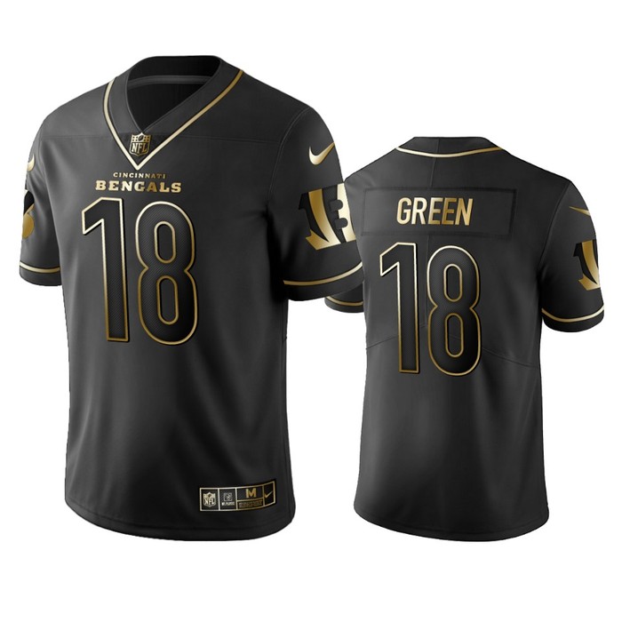 Cincinnati Bengals A.j. Green Black Golden Edition 2019 Vapor Untouchable Limited Jersey - Mens