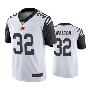 Cincinnati Bengals Mark Walton White Nike Color Rush Limited Jersey