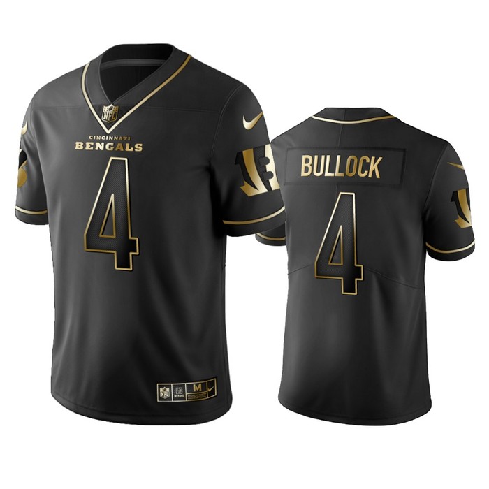 Cincinnati Bengals Randy Bullock Black Golden Edition 2019 Vapor Untouchable Limited Jersey - Mens