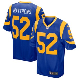 Clay Matthews Los Angeles Rams Nike Game Jersey - Royal