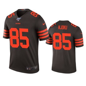 Cleveland Browns David Njoku Brown 100th Season Color Rush Legend Jersey