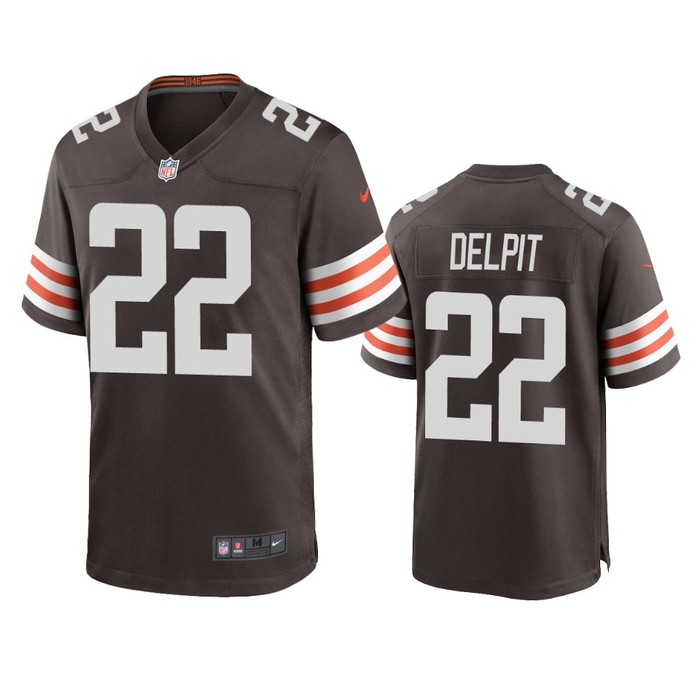 Cleveland Browns Grant Delpit Brown 2020 Nfl Draft Game Jersey