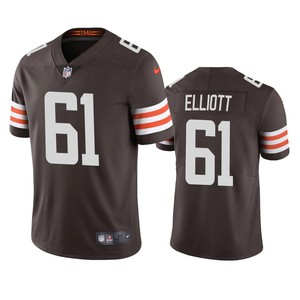 Cleveland Browns Jordan Elliott Brown Vapor Untouchable Limited Jersey