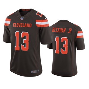 Cleveland Browns Odell Beckham Jr. Brown 100th Season Vapor Limited Jersey