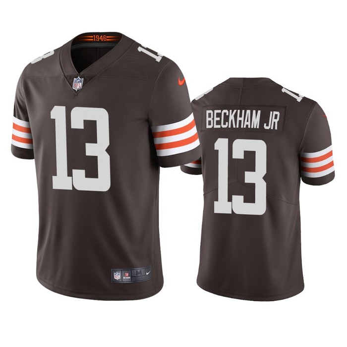 Cleveland Browns Odell Beckham Jr Brown 2020 Vapor Limited Jersey - Mens