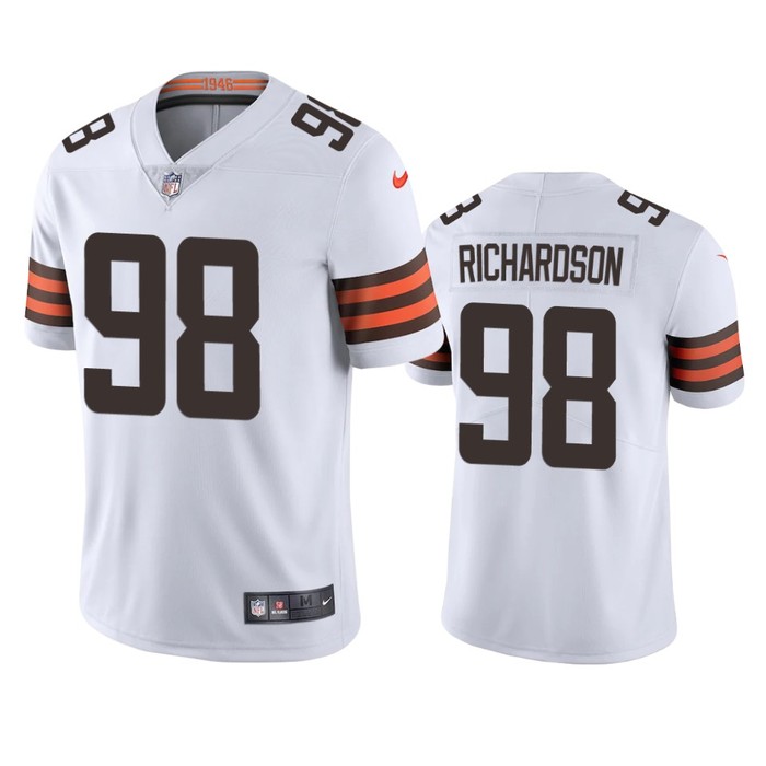 Cleveland Browns Sheldon Richardson White 2020 Vapor Limited Jersey - Mens - Cocomos