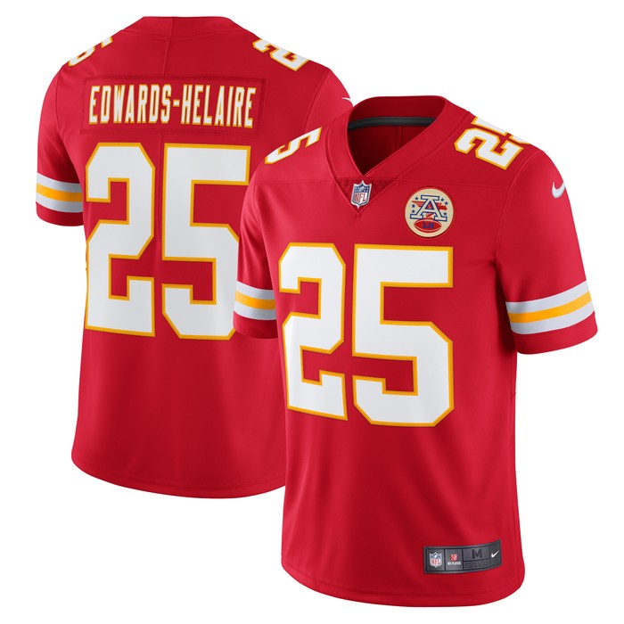 Clyde Edwards-helaire Kansas City Chiefs Vapor Limited Jersey - Red Nfl