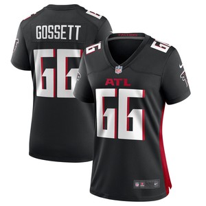 Colby Gossett Atlanta Falcons Womens Game Jersey - Black Nfl