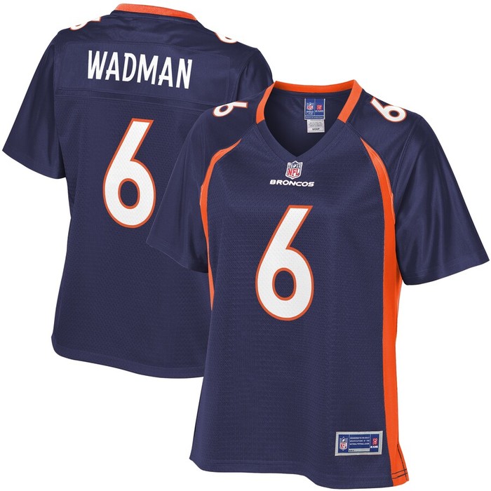 Colby Wadman Denver Broncos Nfl Pro Line Womens Alternate Team Player Jersey - Navy