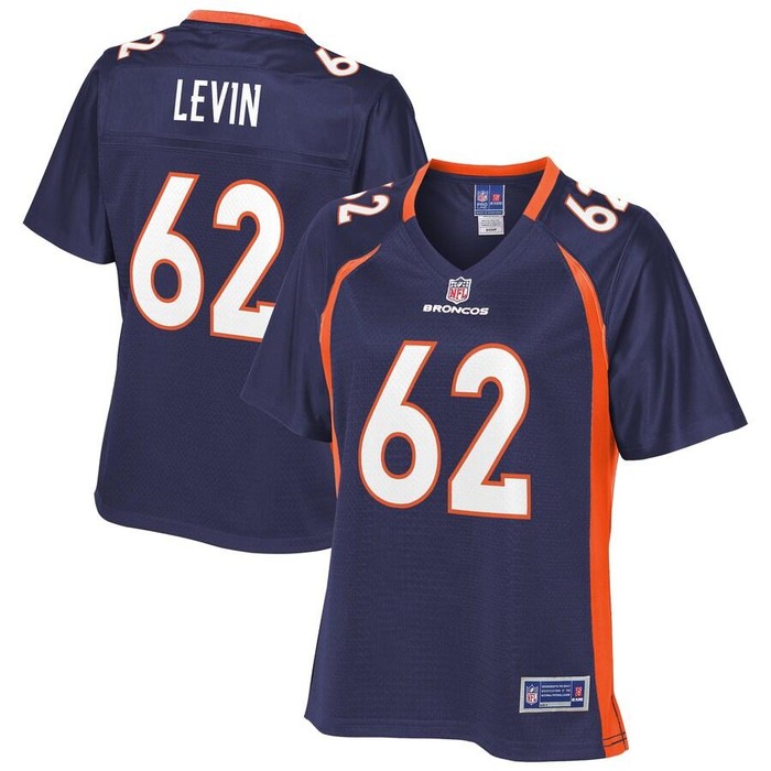 Corey Levin Denver Broncos Nfl Pro Line Womens Alternate Player Jersey - Navy