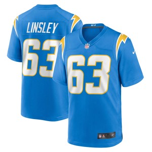 Corey Linsley Los Angeles Chargers Game Player Jersey - Powder Blue Nfl