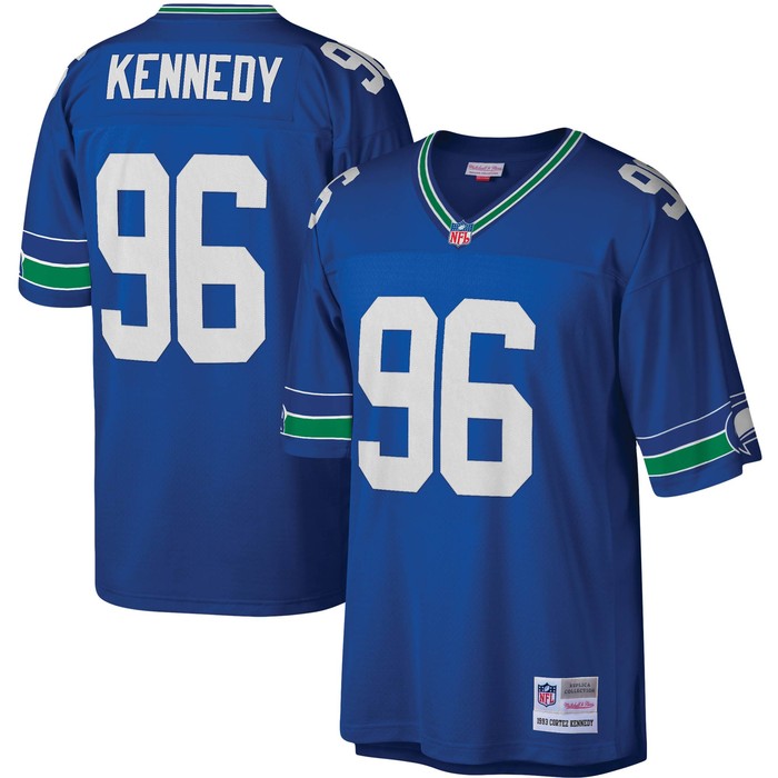 Cortez Kennedy Seattle Seahawks Mitchell & Ness 1993 Legacy Replica Jersey - Royal Nfl