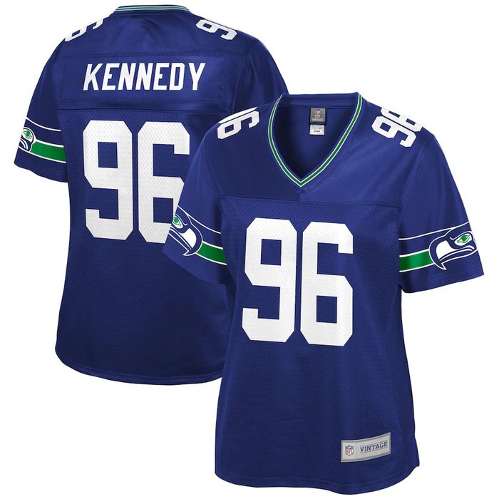 Cortez Kennedy Seattle Seahawks Nfl Pro Line Womens Retired Player Jersey - Royal