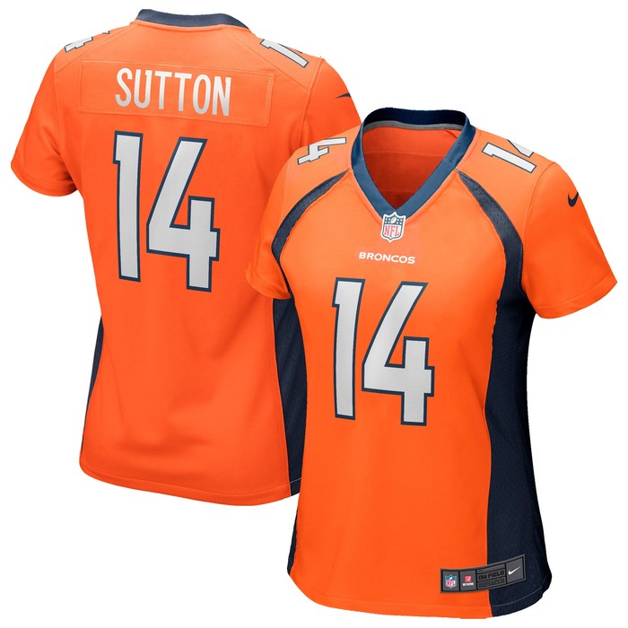 Courtland Sutton Denver Broncos Womens Game Jersey - Orange Nfl