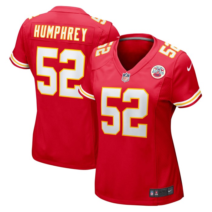 Creed Humphrey Kansas City Chiefs Womens Game Jersey - Red Nfl