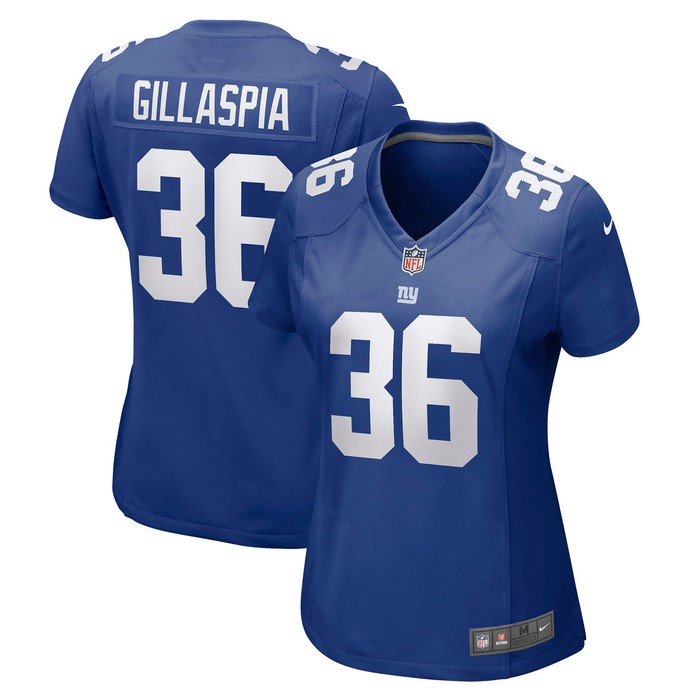 Cullen Gillaspia New York Giants Womens Game Player Jersey - Royal Nfl - Cocomos