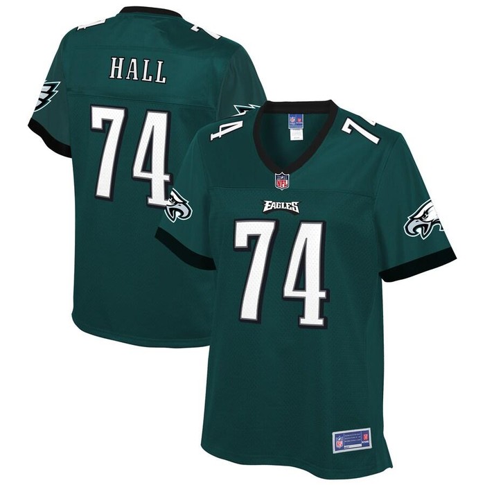 Daeshon Hall Philadelphia Eagles Nfl Pro Line Womens Player Jersey - Midnight Green