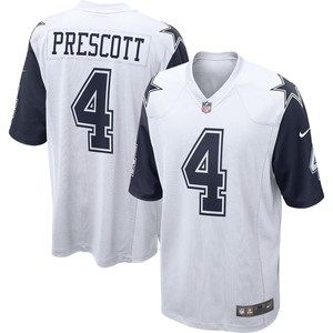 Dak Prescott Dallas Cowboys Alternate Game Jersey - White Nfl