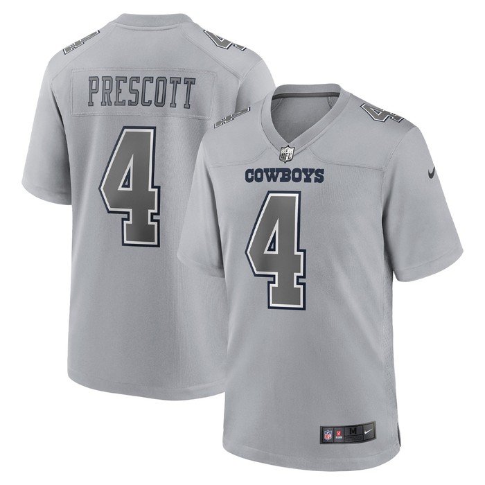 Dak Prescott Dallas Cowboys Atmosphere Fashion Game Jersey - Gray Nfl