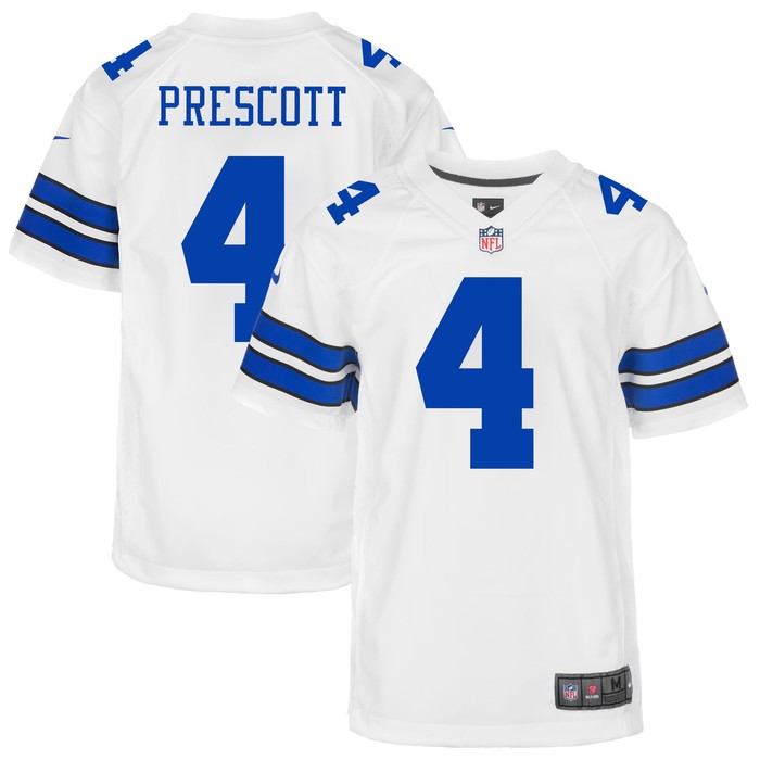 Dak Prescott Dallas Cowboys Game Jersey White Nfl