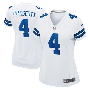 Dak Prescott Dallas Cowboys Nike Womens Game Jersey - White