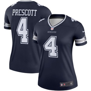 Dak Prescott Dallas Cowboys Womens Legend Player Jersey Navy Nfl