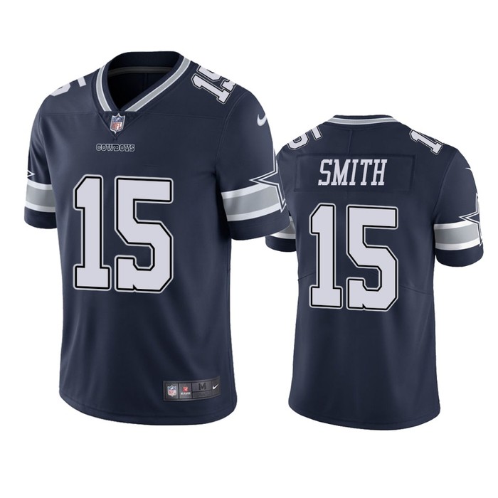 Dallas Cowboys #15 Devin Smith Navy Vapor Untouchable Limited Jersey - Mens - Cocomos