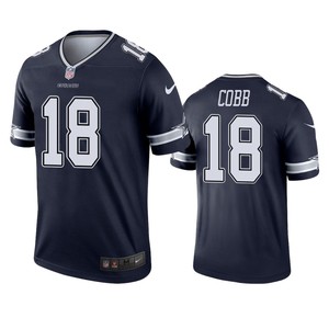 Dallas Cowboys #18 Randall Cobb Navy Legend Jersey - Mens