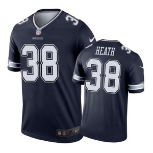 Dallas Cowboys #38 Jeff Heath Nike Color Rush Navy Jersey