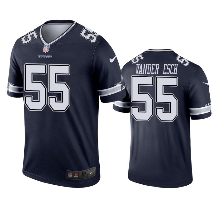 Dallas Cowboys #55 Leighton Vander Esch Navy Legend Jersey - Men - Cocomos