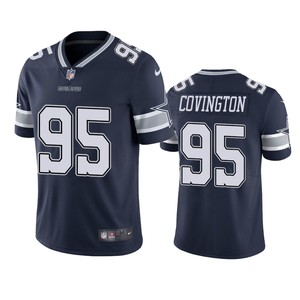 Dallas Cowboys #95 Christian Covington Navy Vapor Untouchable Limited Jersey - Men