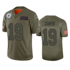 Dallas Cowboys Amari Cooper Camo 2019 Salute To Service Limited Jersey