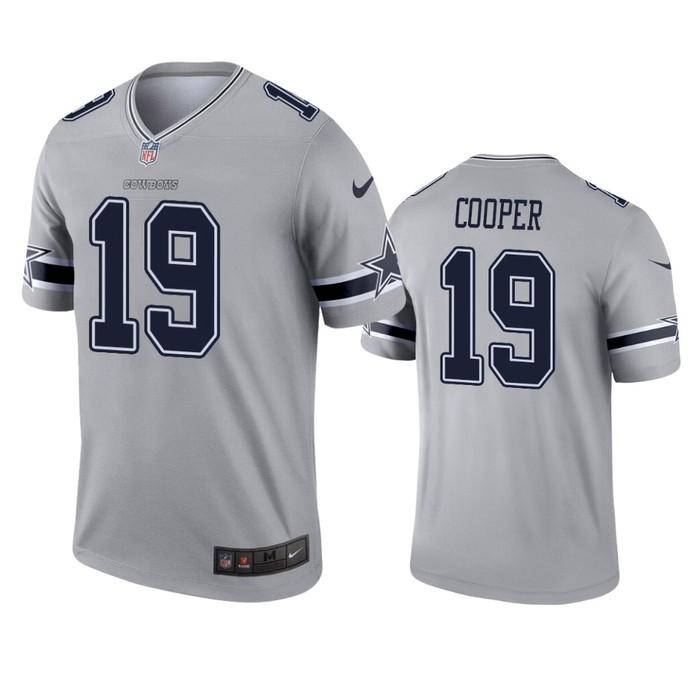 Dallas Cowboys Amari Cooper Gray Inverted Legend Jersey