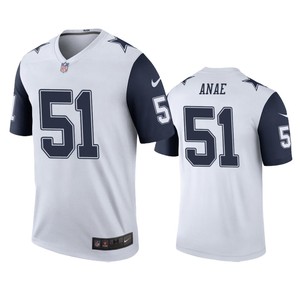 Dallas Cowboys Bradlee Anae White Color Rush Legend Jersey